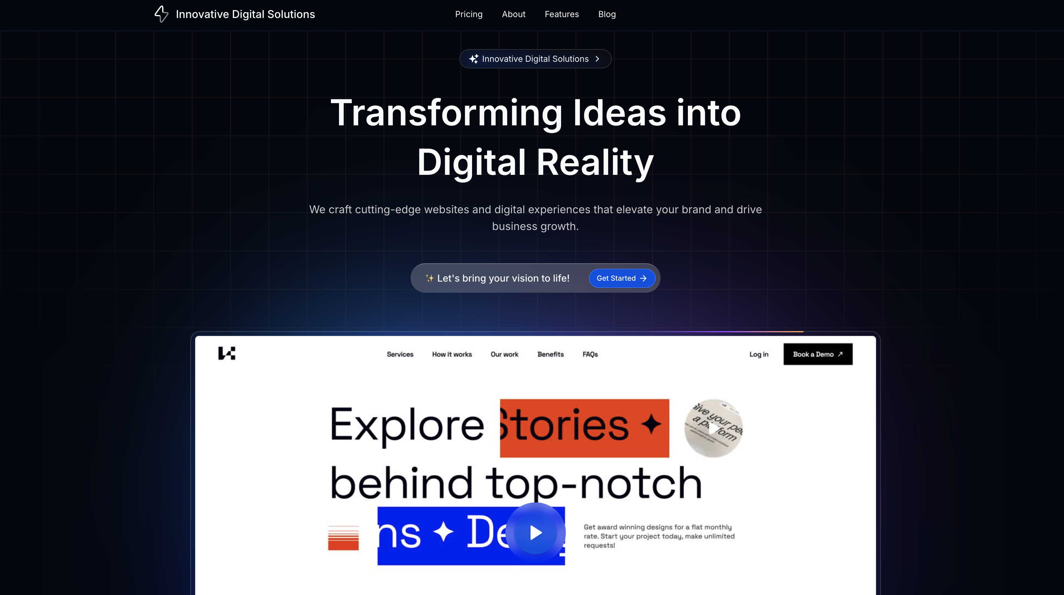 Agency Landing Page