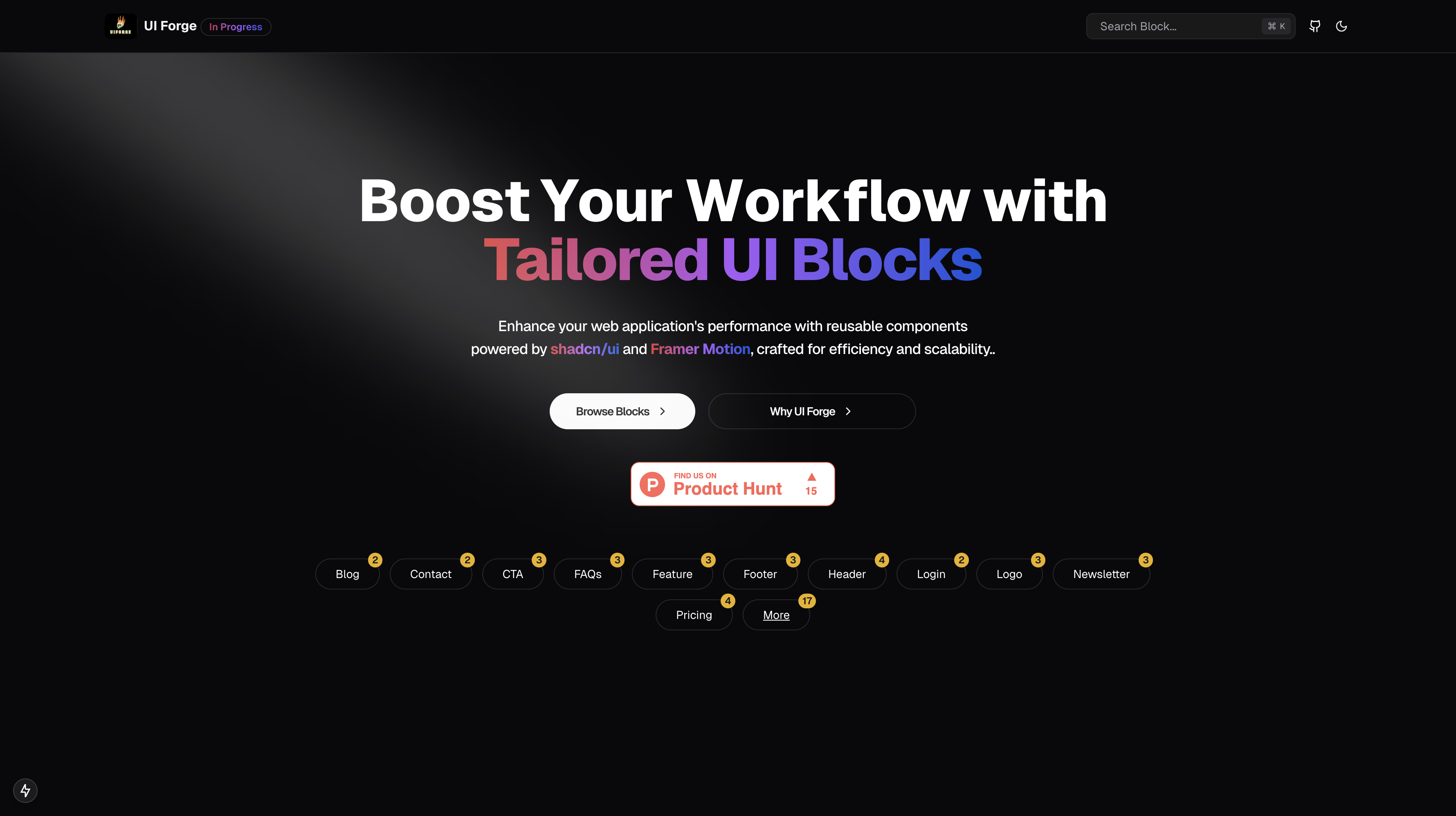 UI Forge Dark